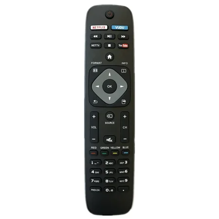 New TV Remote Control For All Philips LCD LED Smart TV Netflix Vudu Youtube