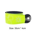 thumbnail image 3 of Pulseras que brillan intensamente iluminan el brazalete LED luminoso para ciclismo nocturno (verde), 3 of 3
