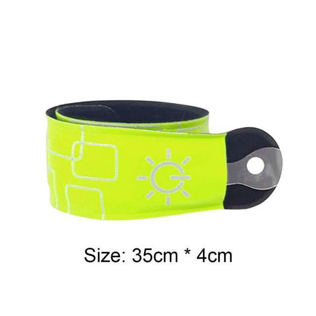 Pulseras que brillan intensamente iluminan el brazalete LED luminoso para ciclismo nocturno (verde) Likrtyny Para estrenar