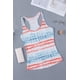 thumbnail image 1 of ABPHQTO Camiseta sin mangas con botones y cuello redondo de la bandera estadounidense para mujer, 1 of 5