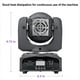 thumbnail image 5 of Luces LED para DJ Gobo Light ZKYMZL, 60 W, con cabezal móvil, 5 of 6