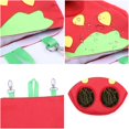 thumbnail image 3 of Rabbit Hay Feeder Bag Rabbit Hay Holder Small Animals Hay Feeder Bag Hanging Feeding Storage Guinea Pig Hay Feeder Bag Rabbit Feeder Fabric Bag For Bu, 3 of 4