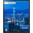 thumbnail image 3 of ArtToFrames 24x30 Inch - 61x76.2 CM Black Puzzle Frame for 1000 piece Puzzles.1.50 Inch Custom Wood Puzzle Frames, Black Engraved Edges - Comes with Economy Acrylic, 3 of 6