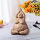 thumbnail image 3 of Sculptura de sala de estar, abstracta, mujer en yoga, arte decorativo, sala de estar, dormitorio, buena decoración, escultura moderna, arte contemporáneo, metal, base de madera, diseño 2, 3 of 7