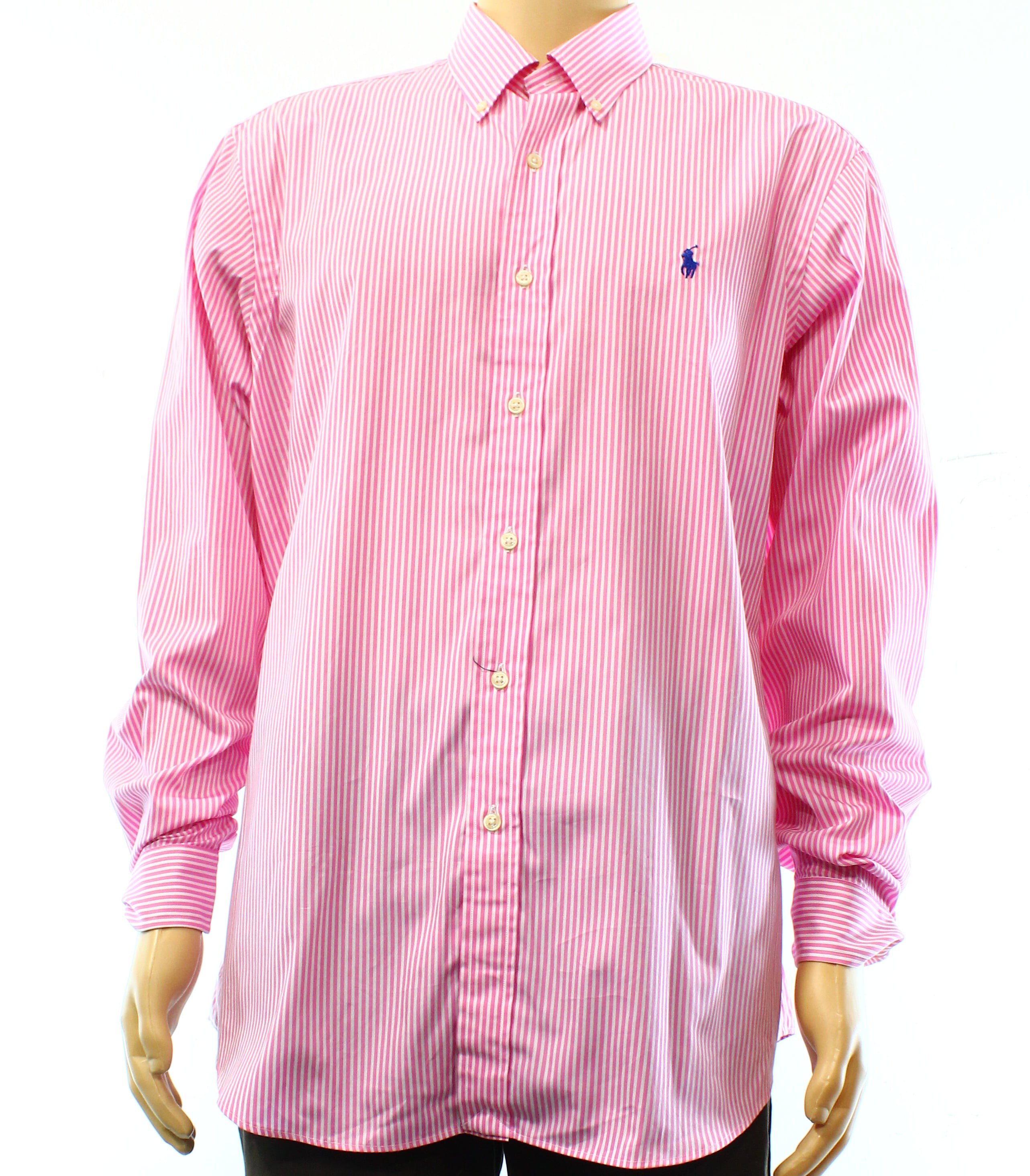Ralph Lauren - Ralph Lauren NEW Pink White Mens Size 2XL Button Down ...
