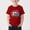 Red, variant on NAISIBABY Boys Short Sleeve T-Shirt, 4th of July Patriotic Graphic Crewneck Kids Summer Casual Trendy Tee Pink Size 6