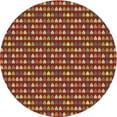 thumbnail image 1 of Ahgly Company Machine Washable Indoor Square Transitional Bronze Brown Area Rugs, 3' Square, 1 of 7