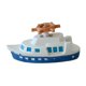 thumbnail image 2 of Modelo de barco de resina, figura de barco, accesorio de escritorio, adorno marino, decoración mediterránea para azul oscuro, 2 of 9