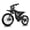 Black, variant on Deepower Electric Dirt Bike for Adults, 3000W-Peak 40MPH Electric Motorcycle, 48V 32AH Battery, 80 Miles Long Range, 25x4.0'' Fat Tires, 7-Speed, Hydraulic Brakes & Dual Suspension