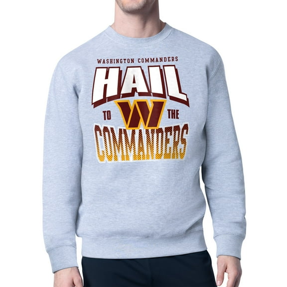 Men's Starter  Gray Washington Commanders Comic Style Sweatshirt