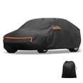 thumbnail image 1 of Cubierta de coche impermeable Unique Bargains, película de aluminio y algodón, protección universal para sedán, 1 of 1