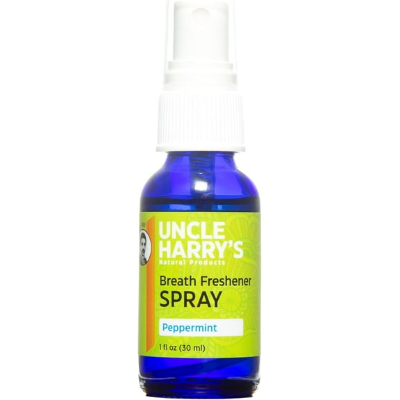 Natural Breath Freshener Spray by Uncle Harry's Natural Products (1oz Spray)