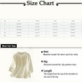 thumbnail image 3 of Uqiangy Linen Shirts for Women Summer 2025 Retro Embroidered 3/4 Sleeve Boho Tops Dressy Blouses Teacher Loose Tunics Cotton Peasant Blouses For Women Cotton Eyelet Tops For Women Pink M, 3 of 4