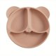 thumbnail image 4 of 1pc, Food Grade Silicone Children's Dinner Plate Bowl Suction Cup Format Cute Cartoon Bear Baby Food Supplement Tableware, 4 of 4
