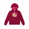 thumbnail image 6 of Hello Kitty Girls' 3-Piece Hoodie, T-Shirt & Leggings Outfit Set, Burgundy, Size 6X, 6 of 6