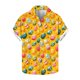 thumbnail image 1 of Blusas y camisas de manga corta con cuello en V Camisa estampada de Pascua para hombre Camisa abotonada Top de poliéster para hombre, 1 of 4