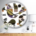 thumbnail image 2 of DesignArt Bended Knee Large Wall Clock, 2 of 2