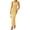 Yellow, variant on Women's Asymmetrical Cutout Sleeveless Dress with Twisted Stretch Detail Machine Wash 95% polyester 5% spandex Imported