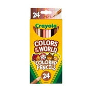 Crayola Colors Of The World Color Pencils - 24/Pkg, 1 Pack of 1 Piece