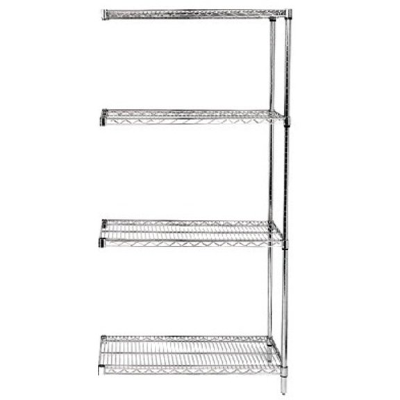 Quantum 18W X 72"L X 86"H Add On Unit - Chrome Model Ad86-1872C