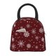 thumbnail image 1 of Disketp Romantic white snowflakes Bolsa Térmica para Almuerzo, Lonchera con Abertura Amplia y Gran Capacidad, Organizador Reutilizable para Mujeres, Hombres y Adultos, 1 of 6