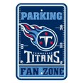 thumbnail image 1 of Tennessee Titans Plastic Parking Sign - Fan Zone, 1 of 1