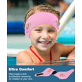 thumbnail image 4 of Diadema de natación MoKo Cute Mermaid impermeable para niños, color rosa, 4 of 6