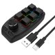 thumbnail image 4 of Teclado inalámbrico Bluetooth/USB RGB, 6 teclas + 1 perilla de volumen, Teclado mecánico personalizado, teclado Macro programable de intercambio en caliente, 4 of 5