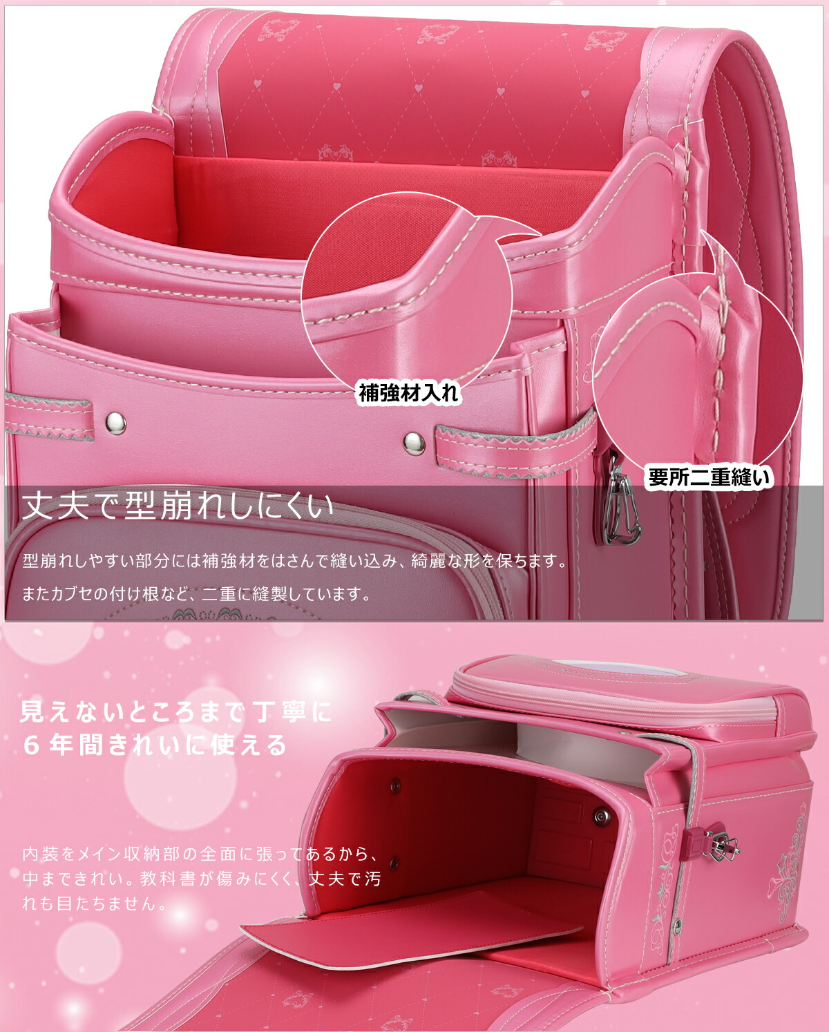 Ransel Randoseru Japanese schoolbag Backpacks Lightweight