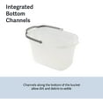 thumbnail image 2 of 4-Gallon Rectangular Cleaning Bucket with Handle for Efficient Home Cleaning Tasks, 2 of 5