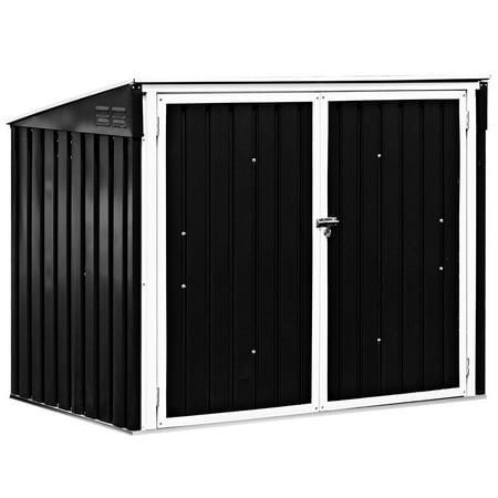 Costway 6x3FT Horizontal Storage Shed 68 Cubic Feet for 