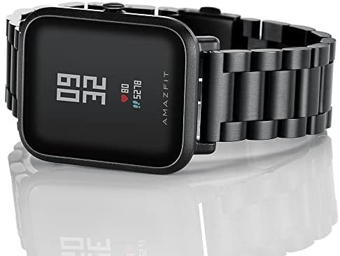 amazfit bip stainless steel strap