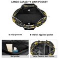 thumbnail image 2 of Sunflower Women's Large Weekend Travel Bag Moving Canvas Handbag Thick Double Layer Beach Weekend Travel Unisex Hospital Maternity Delivery with Toiletry Waterproof, 2 of 5