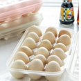 thumbnail image 3 of Del Huevo Del Pollo El Refrigerador De De De Almacenamiento Estante Los Cartones A Prueba De Polvo De Lidded, Puede Rosa claro BLESIY Soporte para huevos para refrigerador, 3 of 8