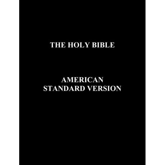 Holy Bible-Asv, (Paperback)