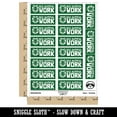 thumbnail image 2 of Beautiful Work Bee Teacher Student School Sticker Set - Dark Green - Matte Finish - 2.00" Large, 2 of 7