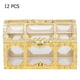 thumbnail image 1 of Goick 12pcs Favor de la Boda Cajas de plástico de Chocolate con azúcar Decoración de Boda para Boda(金色), 1 of 9