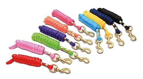 Shires Strong Comfort Hold Topaz Leadrope 1.8m In Assorted Bright Colours 