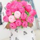 thumbnail image 1 of 10pcs/Lot wholesale Plush Toy Flower Wedding Flowers Colorful Rose Wedding Valentines Day Gift For GirlsSilver45cm He Qiyong unisex, 1 of 1