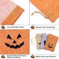 thumbnail image 3 of Burlap Gift Bags with Double Jute Drawstrings Candy Pouch Halloween Treat Bags, 3 of 5