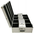 CheckOutStore Silver Aluminum CD/DVD Hanging Sleeves Storage Box (Holds ...