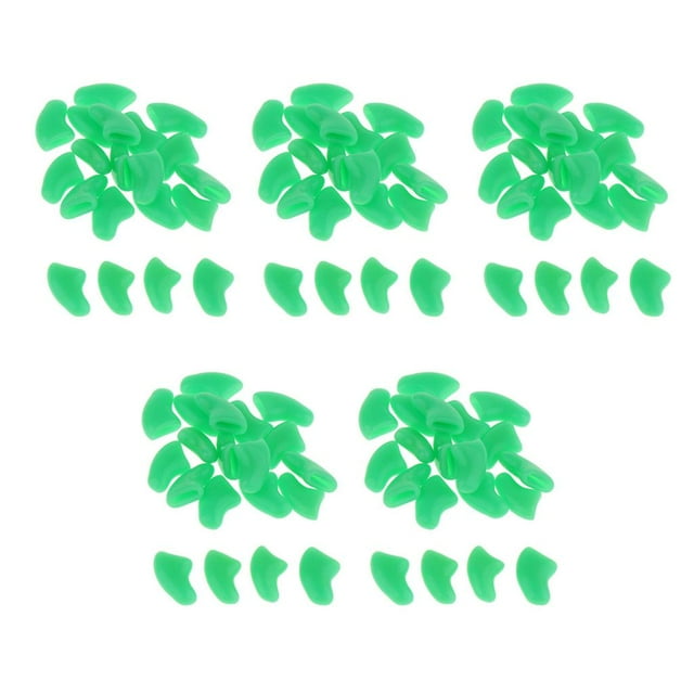 100 PCS Tapas de Uñas de Gato Yuyangstore Verde