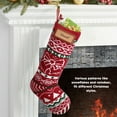 thumbnail image 4 of Ayieyill 4Pcs 18" Knit Christmas Stockings, Large Rustic Yarn Xmas Stockings for Christmas Family Holiday Decorations, 4 of 8