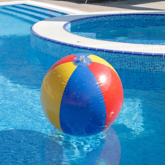 48" Classic Inflatable Multi Color Swimming Pool or Beach Ball