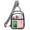 Black and White, variant on Clear Sling Bag for Stadium Events, Clear Purse for Women, Stadium Approved Crossbody Handbag for Concerts Sports Fan