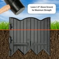 thumbnail image 6 of Master Mark Dig-Free Pound-able Landscape Edging, Garden Edging Border, Plastic (Black) 97221, 6 of 9