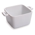 thumbnail image 2 of Mini Casserole, Mini Casserole à Poignée - Blanc - Porcelaine - Parfait pour Collations et Sauces - 13 oz - Boîte de 10 Unités - Restaurantware, 2 of 3