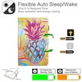 thumbnail image 3 of Allytech Galaxy Tab A 10.1" 2016 Case T580 T585, Slim Fit PU Leather Shockproof Lightweight Kickstand Auto Sleep Wake Folio Flip Case Cover Samsung Galaxy Tab A 10.1" T580, Pineapple, 3 of 7