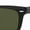 Black Polarized, variant on Women's Polarized Wayfarer RB4105-601/58-54 Black Square Sunglasses