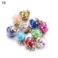 thumbnail image 2 of Decoración hogareña Gwong 10 unids Bolas de vidrio llamativas de vidrio Mini Glass Clear Beads Charms Colgantes para el hogar Gwong 21073391, 2 of 6